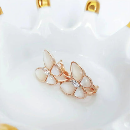 ¡®Glow Jewelry¡¯SCHMETTERLING MOP DIAMANT OHRRINGE