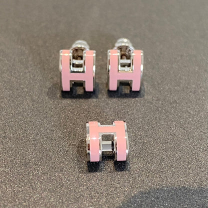 „Glow Jewelry“ MINI POP H SILBEROHRRINGE ROSA