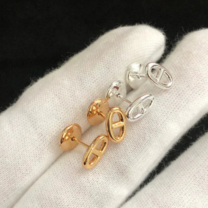 [Glow Jewelry]CHAINE SMALL EARRINGS GOLD AND SILVER