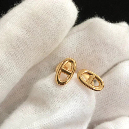®Glow Jewelry® KETTE KLEINE OHRRINGE GOLD UND SILBER
