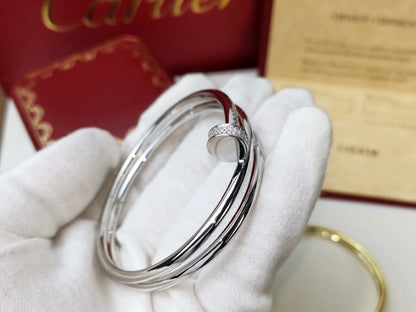 [Glow Jewelry]JUSTE BRACELET 3.5MM DOUBLE ROW DIAMOND