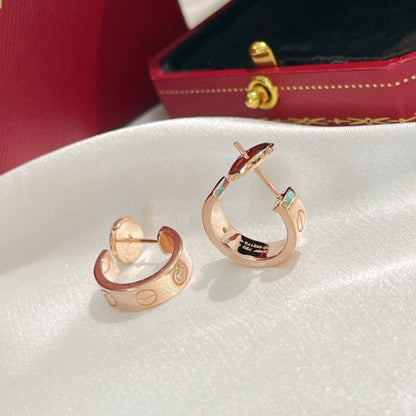 [Glow Jewelry]LOVE EARRINGS 5.7MM 2 DIAMONDS