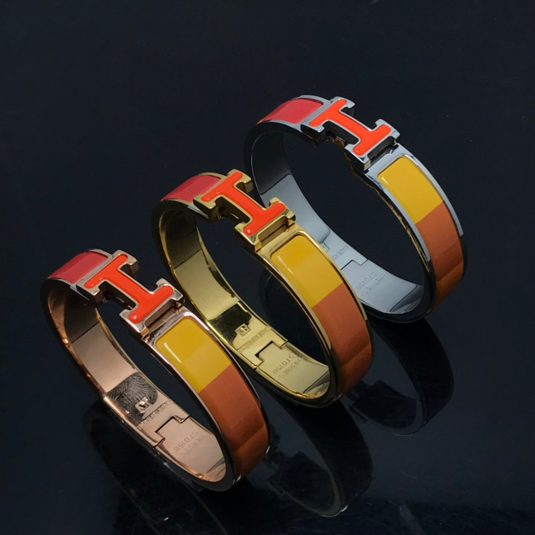 [Glow Jewelry]H BRACELET ORANGE RAINBOW CERAMIC