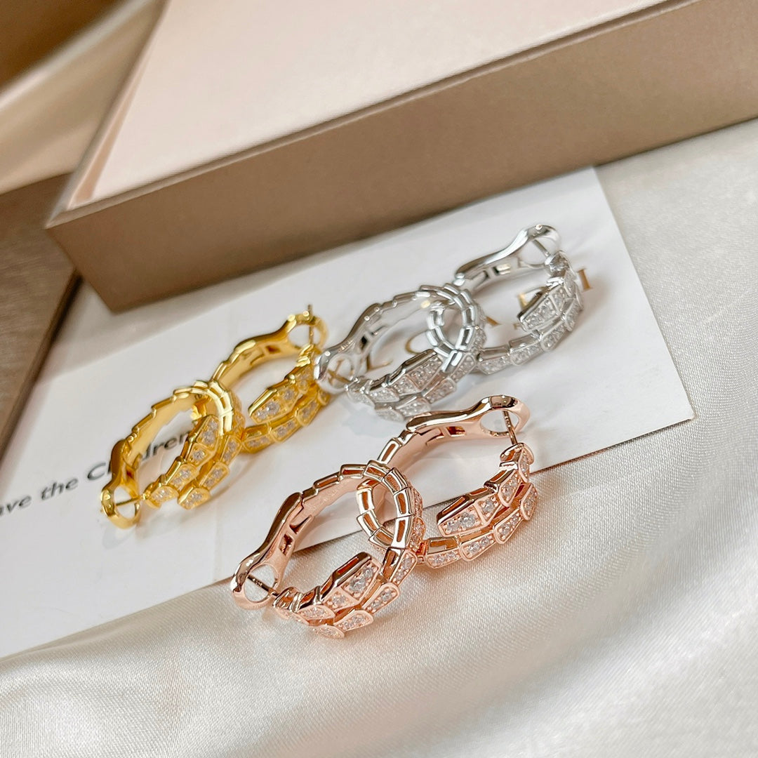 [Glow Jewelry]SERPENTI EARRINGS DIAMOND