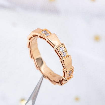 [Glow Jewelry]SERPENTI RING PINK GOLD  3MM