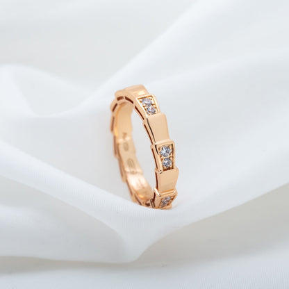 [Glow Jewelry]SERPENTI RING PINK GOLD  3MM