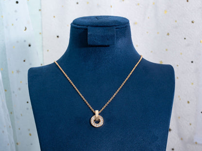 [Glow Jewelry]GARI NECKLACE PINK GOLD DIAMOND