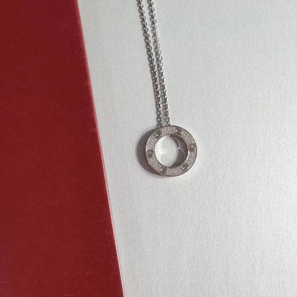 [Glow Jewelry]LOVE NECKLACE ADJUSTABLE SILVER