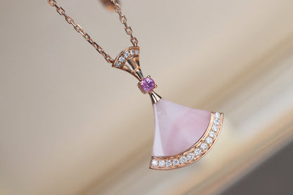 [Glow Jewelry]DREAM NECKLACE PINK MOP DIAMOND