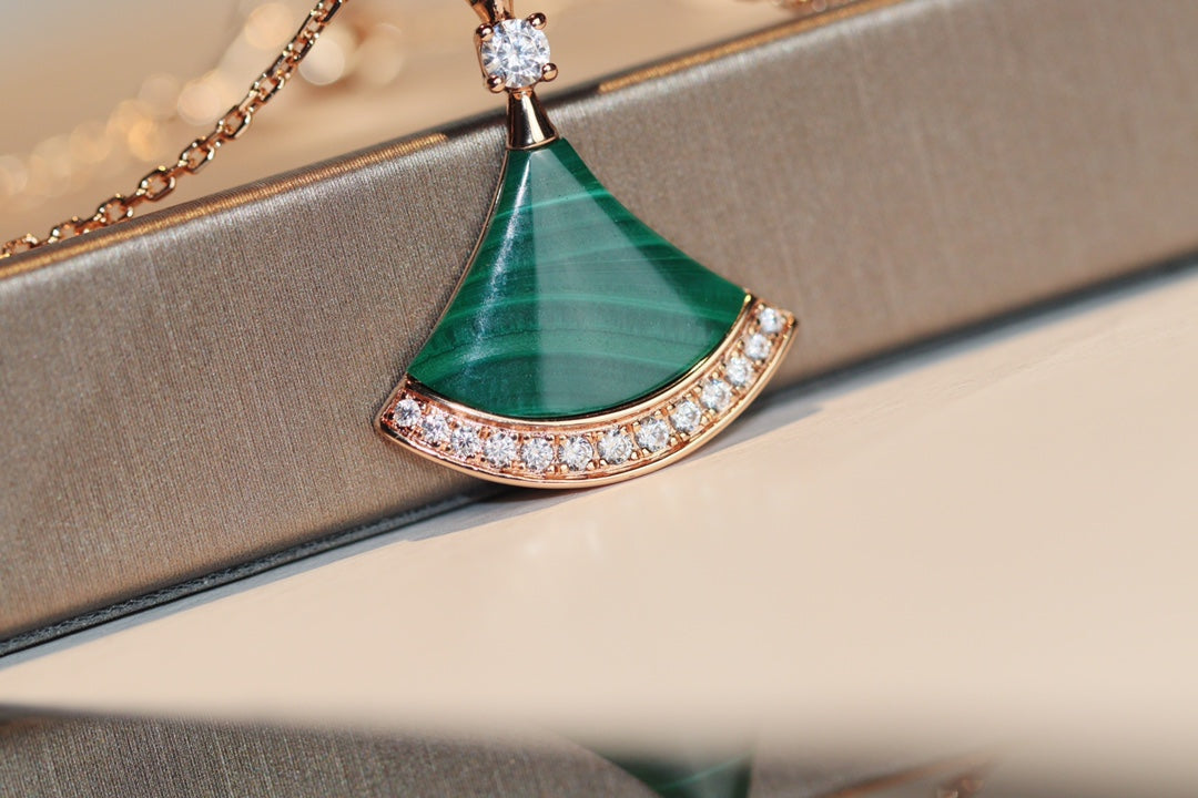 [Glow Jewelry]DREAM NECKLACE MALACHITE DIAMOND