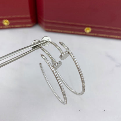 [Glow Jewelry]JUSTE EARRINGS FULL DIAMONDS 1.8MM