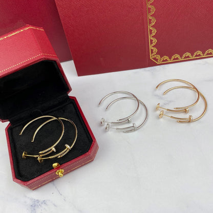 [Glow Jewelry]JUSTE EARRINGS FULL DIAMONDS 1.8MM