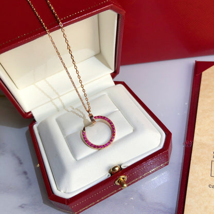 ¡®Glow Jewelry¡¯JUSTE-HALSKE GOLD ROT DIAMANTEN