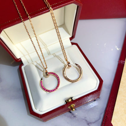 ¡®Glow Jewelry¡¯JUSTE-HALSKE GOLD ROT DIAMANTEN