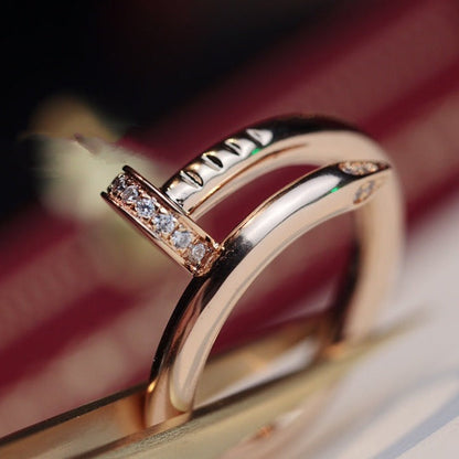 ¡®Glow Jewelry¡¯JUSTE RING 2.65MM PINK GOLD DIAMOND