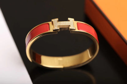 [Glow Jewelry]H BRACELET GOLD DIAMOND
