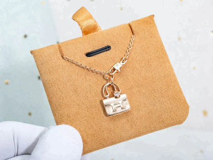 [Glow Jewelry]AMULETTE PEDANT ROSE GOLD NECKLACE