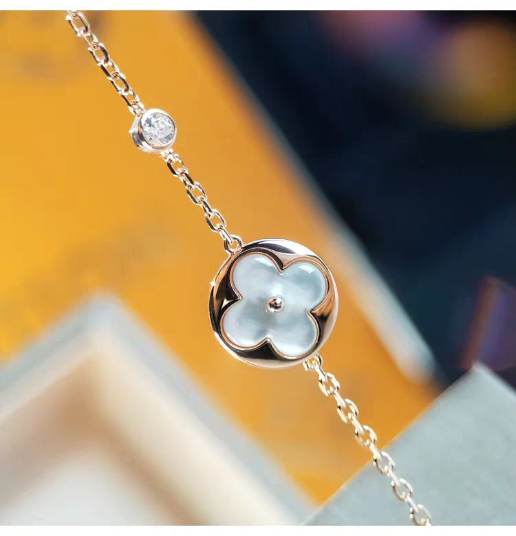 [Glow Jewelry]SUN MOP GOLD 1 DIAMOND NECKLACE