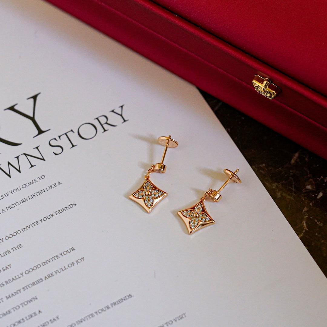¡®Glow Jewelry¡¯STAR DIAMONDS EARRINGS GOLD