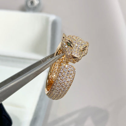 ¡®Glow Jewelry¡¯PANTHERE PINK GOLD DIAMOND RING