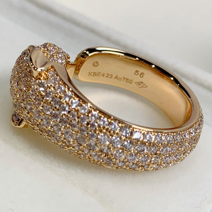 ¡®Glow Jewelry¡¯PANTHERE PINK GOLD DIAMOND RING