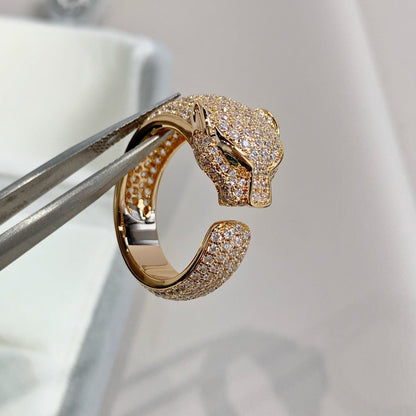 [Glow Jewelry]PANTHERE PINK GOLD DIAMOND RING
