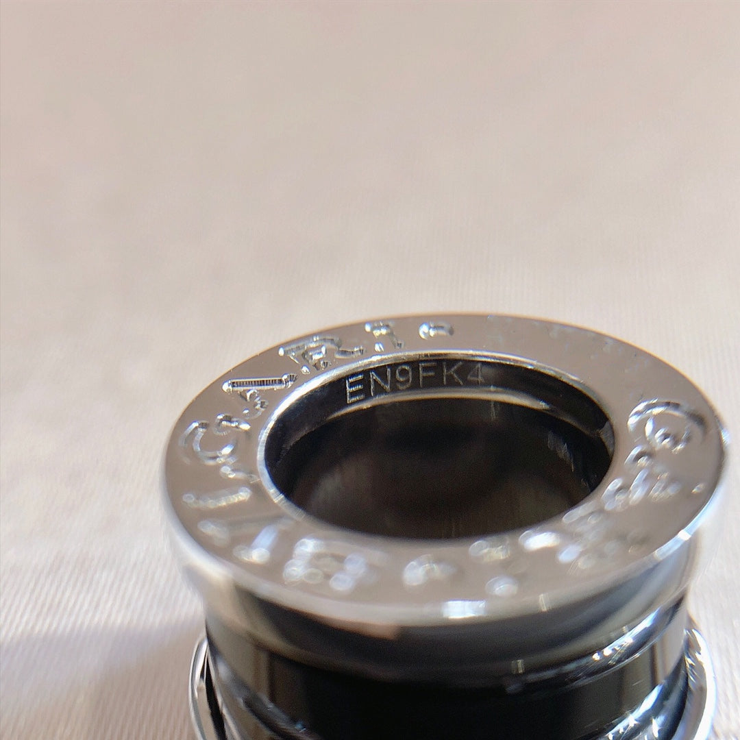 [Glow Jewelry]ZERO 1 BLACK CERAMIC SILVER NECKLACE