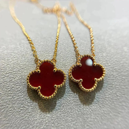 ¡®Glow Jewelry¡¯KLEE 15MM KARNEOL EINZELBLUME HALSKETTE