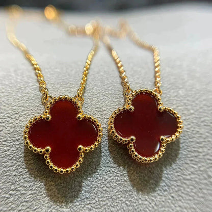 ¡®Glow Jewelry¡¯KLEE 15MM KARNEOL EINZELBLUME HALSKETTE
