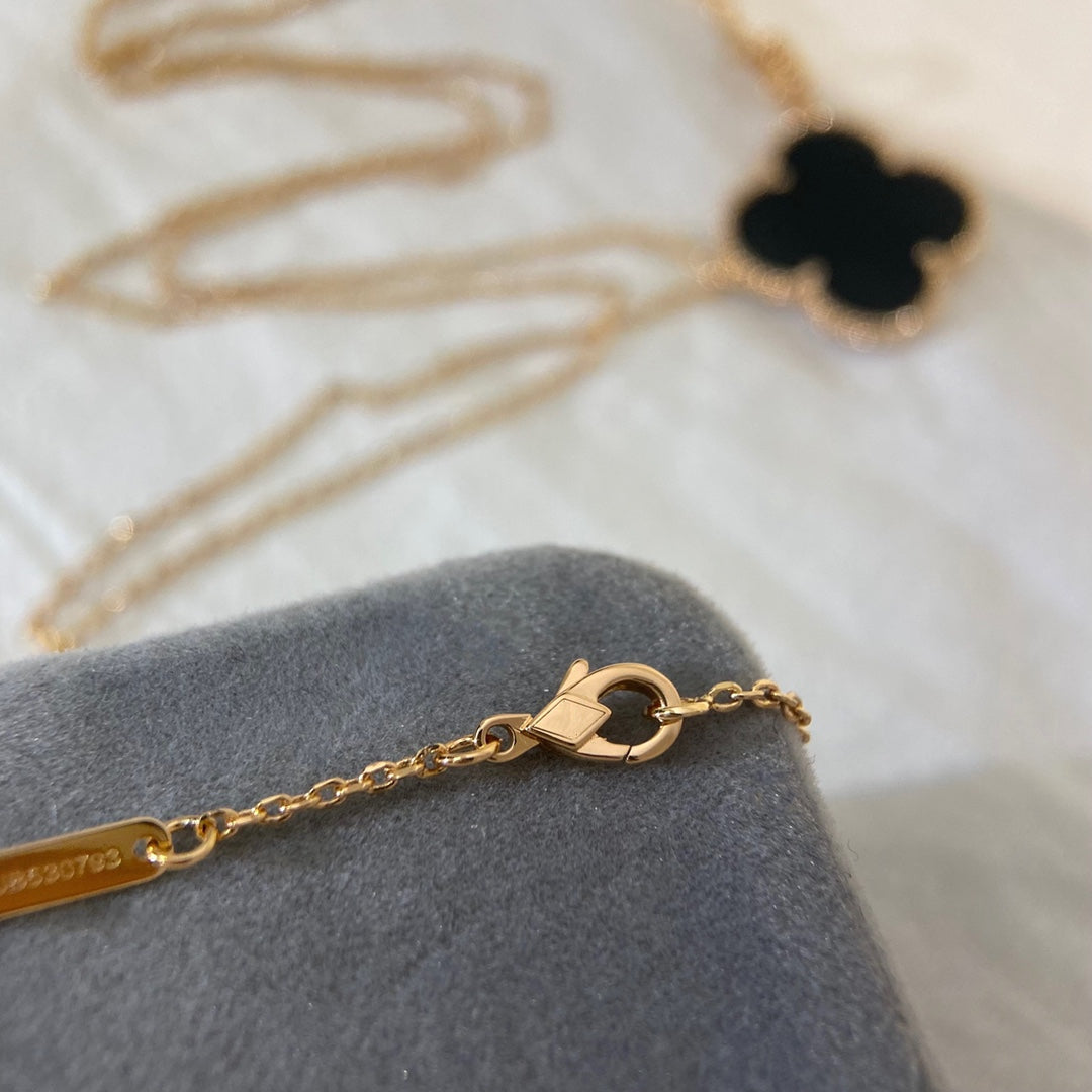 Glow Jewelry: KLEEB LUS 25MM HALSKETTE GOLD ONYX