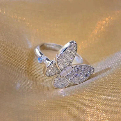 ¡®Glow Jewelry¡¯BUTTERFLY DIAMOND RING