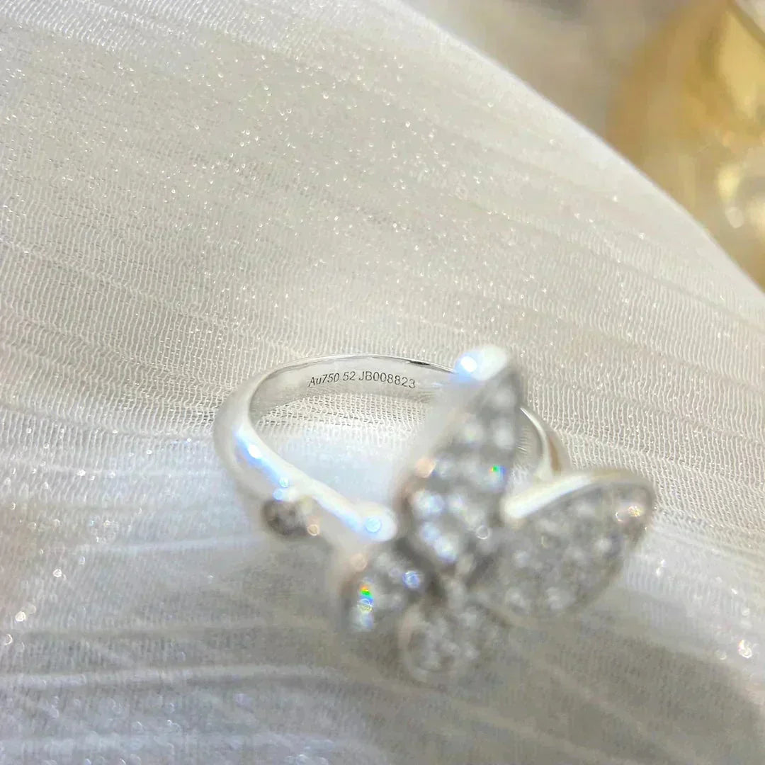 ¡®Glow Jewelry¡¯BUTTERFLY DIAMOND RING