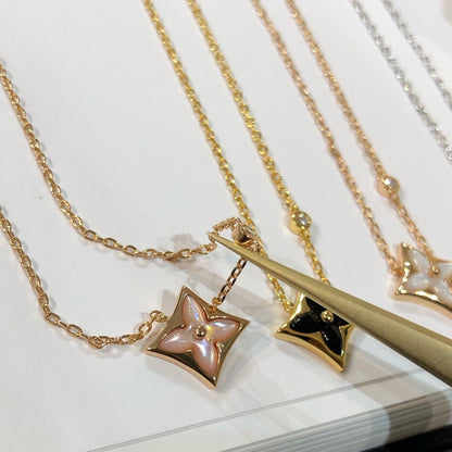 [Glow Jewelry]STAR BLACK MOP NECKLACE