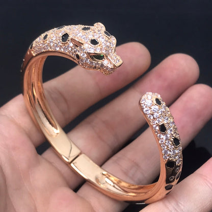 „Glow Jewelry“ PANTHERE GROSSES ARMBAND DIAMANTEN