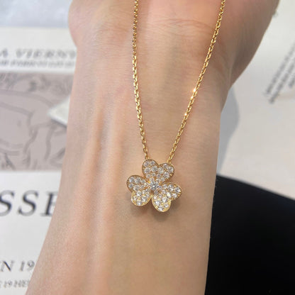 „Glow Jewelry“ BLUMEN-DIAMANTEN-HALSKETTE
