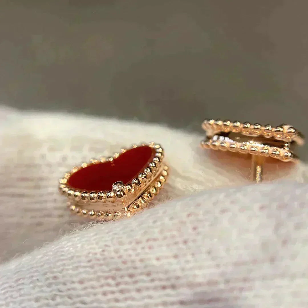 ¡®Glow Jewelry¡¯ HERZ-CARNELIAN-OHRRINGE