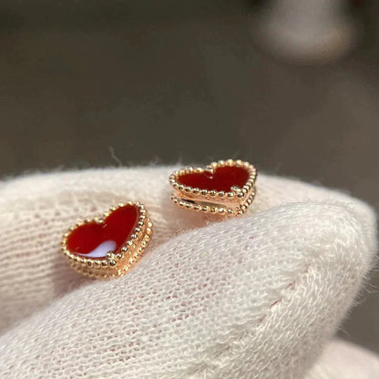 ¡®Glow Jewelry¡¯ HERZ-CARNELIAN-OHRRINGE