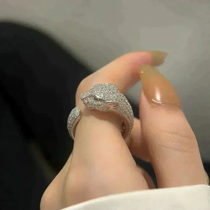 グロウジュエリー パンテール 5.5MM フルダイヤモンドリング
