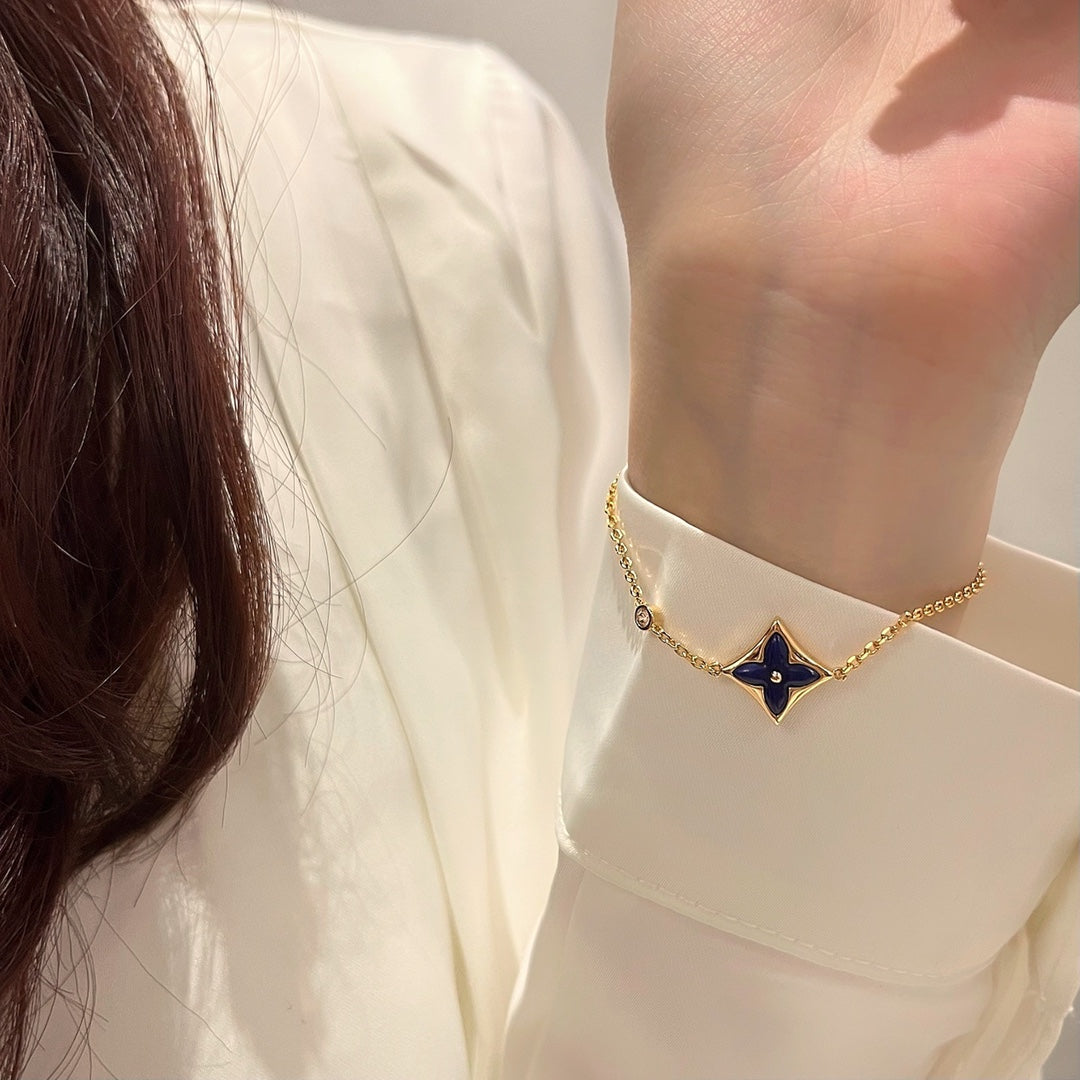 ¡®Glow Jewelry¡¯COLOR STAR PINK GOLD DIAMANT ARMREIF