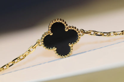 [Glow Jewelry]CLOVER 20 MOTIFS ONYX ROSE GOLD