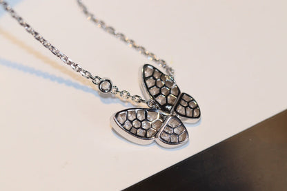Glow Jewelry バタフライ ダイヤモンド ネックレス