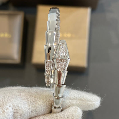 [Glow Jewelry]SERPENTI BRACELET DIAMONDS SILVER