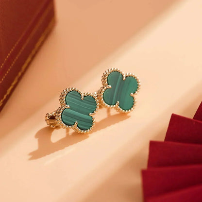 ¡®Glow Jewelry¡¯CLOVER MEDIUM 1 MOTIFS MALACHIT OHRRINGE