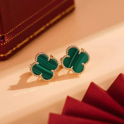 ¡®Glow Jewelry¡¯CLOVER MEDIUM 1 MOTIFS MALACHIT OHRRINGE