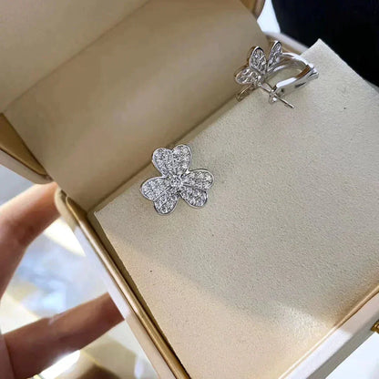 [Glow Jewelry]CLOVER COMOS DIAMOND EARRINGS SILVER