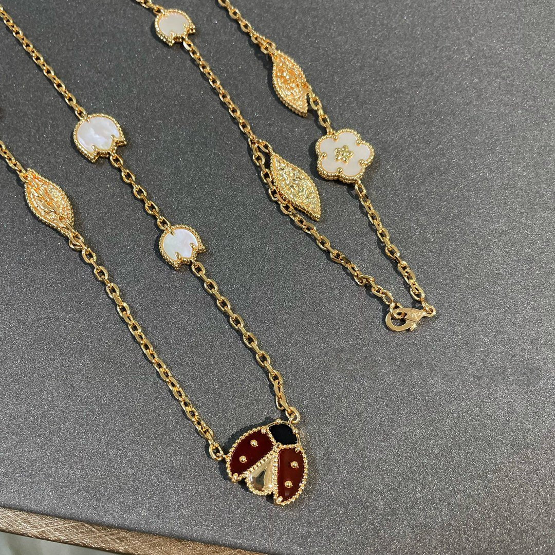 ¡®Glow Jewelry¡¯ LUCKY SPRING 15 MOTIFS GOLD HALSKETTE