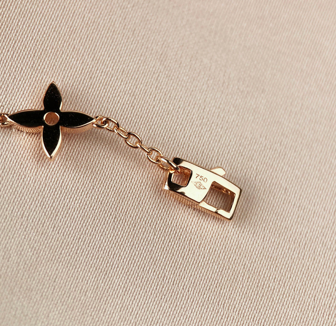 „Glow Jewelry“ STERNE UND SONNE 7 MOTIVE GOLDBRACELET