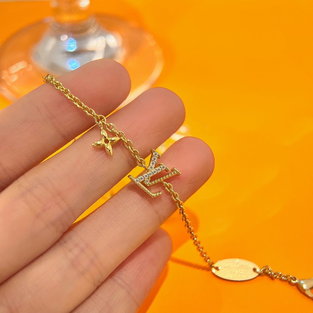 „Glow Jewelry“-LOGO-STERNE-MOTIV-GOLDBRACELET