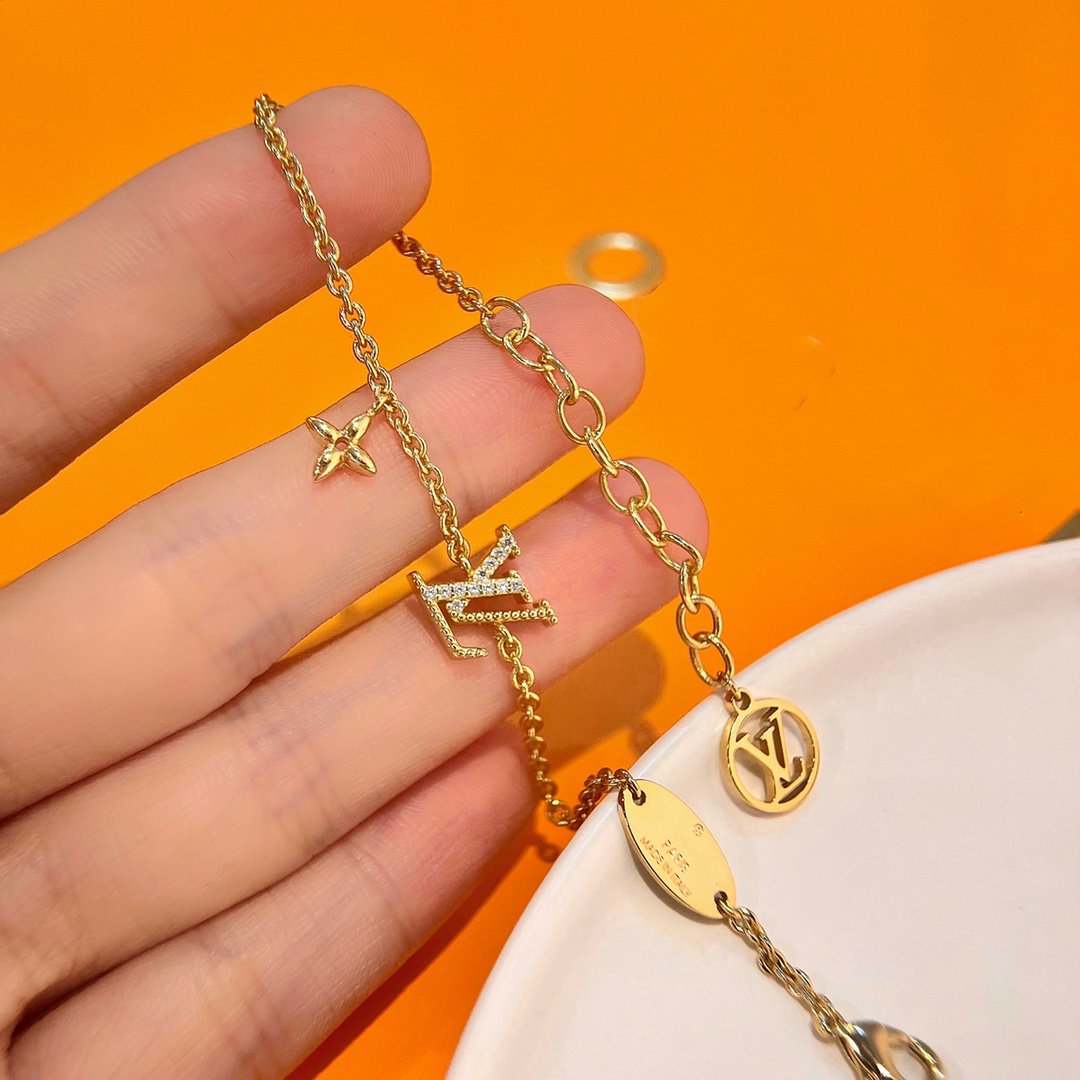 „Glow Jewelry“-LOGO-STERNE-MOTIV-GOLDBRACELET