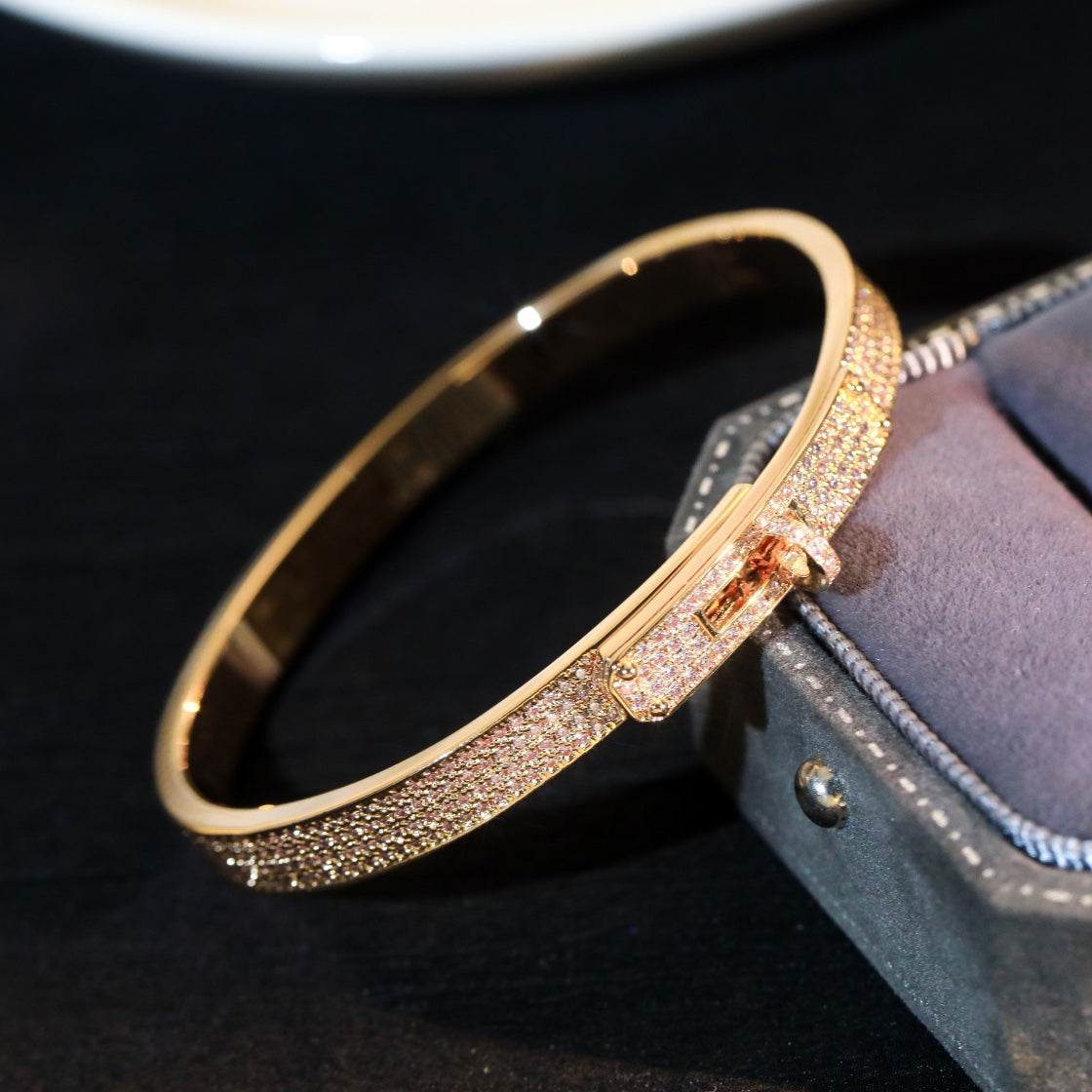 [Glow Jewelry]KELLY BRACELET DIAMOND PAVED